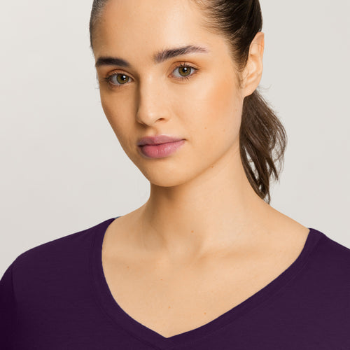 Sleep And Lounge Long Sleeve Nightgown 95cm | Amethyst 74847-2431
