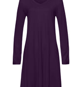 Sleep And Lounge Long Sleeve Nightgown 95cm | Amethyst 74847-2431
