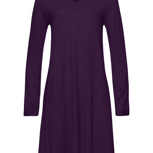Sleep And Lounge Long Sleeve Nightgown 95cm | Amethyst 74847-2431