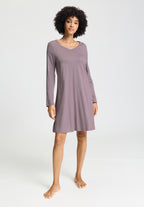 Sleep And Lounge TENCEL™ and Cotton Nightgown | Stormy Rose 74847-2467