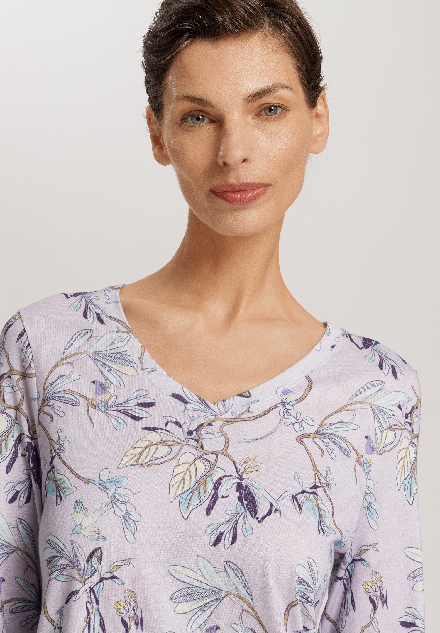 Sleep And Lounge Long Sleeve Nightgown 95cm | Secret Garden 74847-3059
