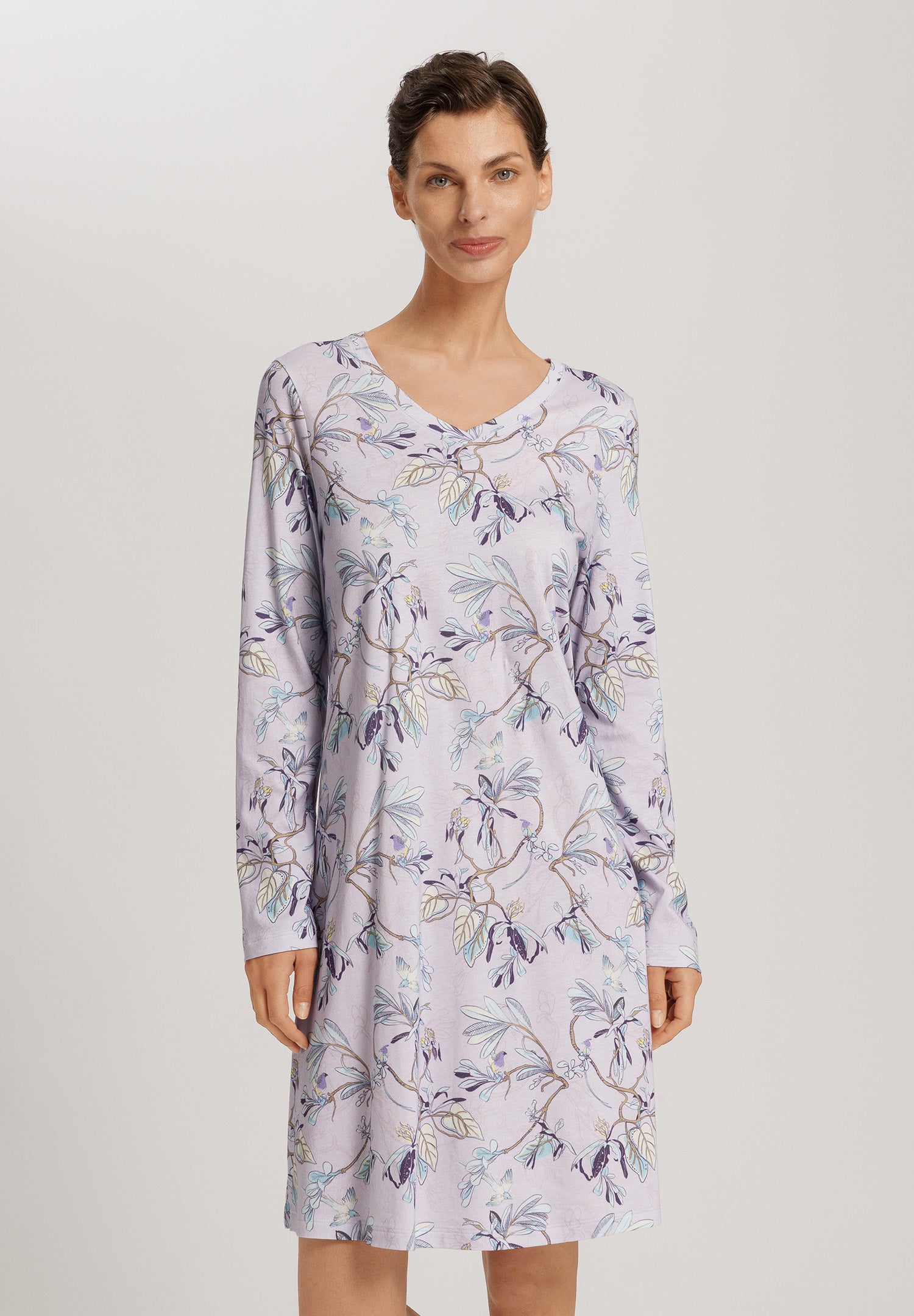 Sleep And Lounge Long Sleeve Nightgown 95cm | Secret Garden 74847-3059