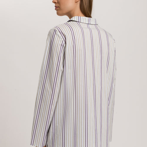 Sleep And Lounge Long Sleeve Bigshirt | Beryl Stripe 74849-3054