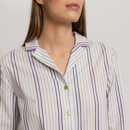 Sleep And Lounge Long Sleeve Bigshirt | Beryl Stripe 74849-3054