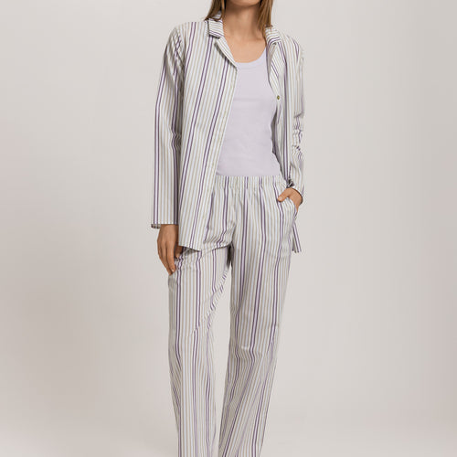 Sleep And Lounge Long Sleeve Bigshirt | Beryl Stripe 74849-3054