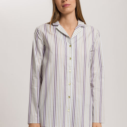 Sleep And Lounge Long Sleeve Bigshirt | Beryl Stripe 74849-3054