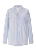 Sleep And Lounge Cotton Pajama Shirt | Lilian Stripes 74849-3157