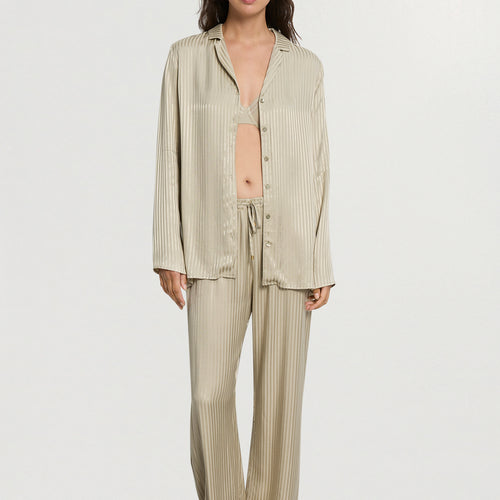 Sleep And Lounge Soft Woven Pants | Olive Stem 74850-2661