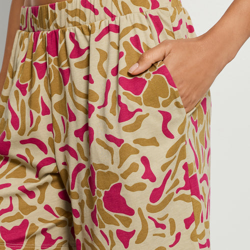 Sleep And Lounge Shorts | Illustrated Petals 74852-3073
