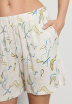 Sleep And Lounge Shorts | Flowing Paint 74852-3074