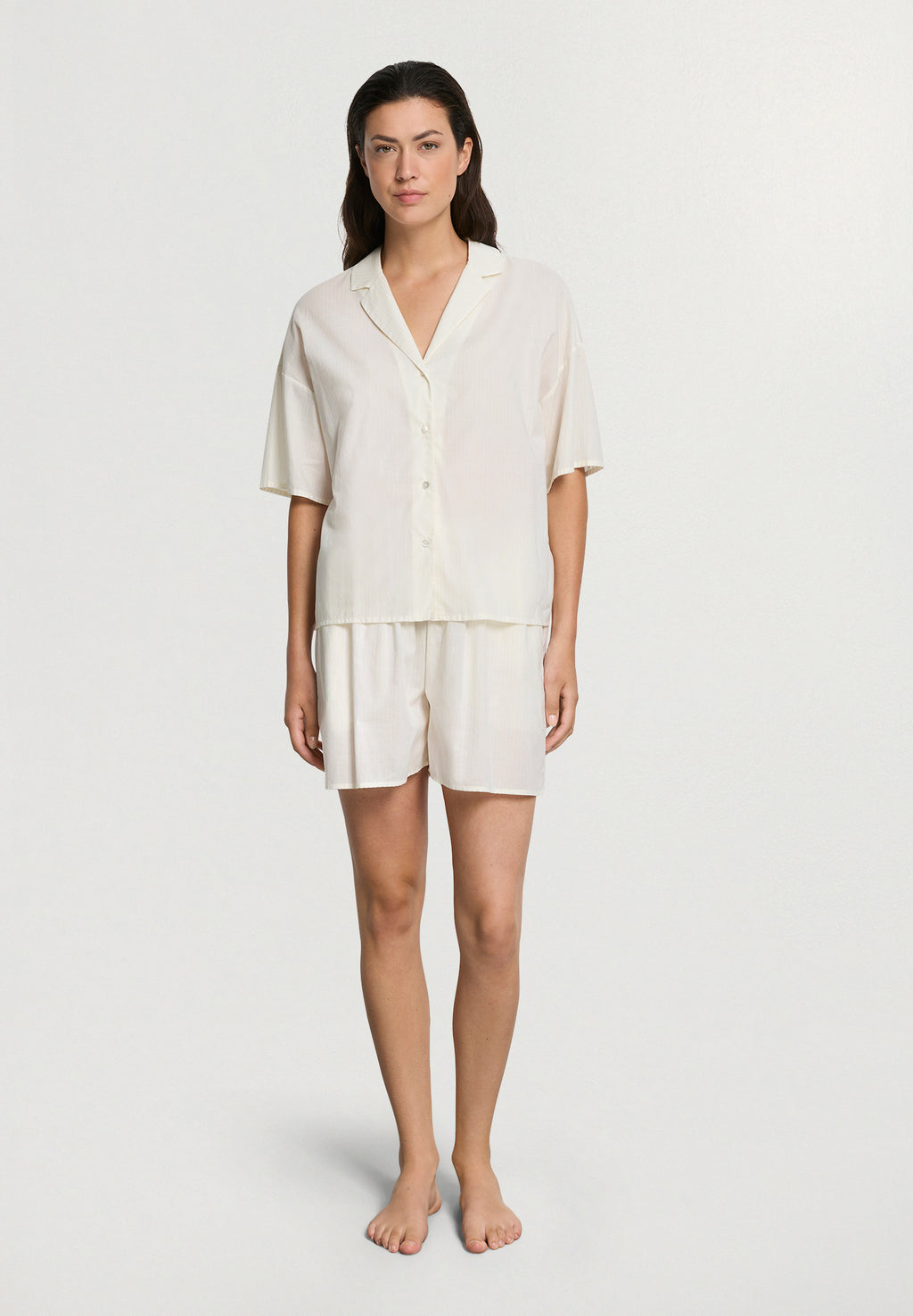 Sleep And Lounge Relaxed Cotton Shorts | Jolly Citrus 74854-3078