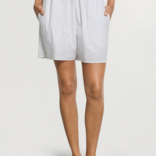 Sleep And Lounge Relaxed Cotton Shorts | Squared Sky 74854-3079