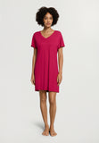 Sleep And Lounge Cotton V-Neck Nightdress 90cm | Light Sangria 74855-2465