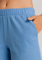 Sleep And Lounge Cotton Rib Shorts | Bay Blue 74856-2542