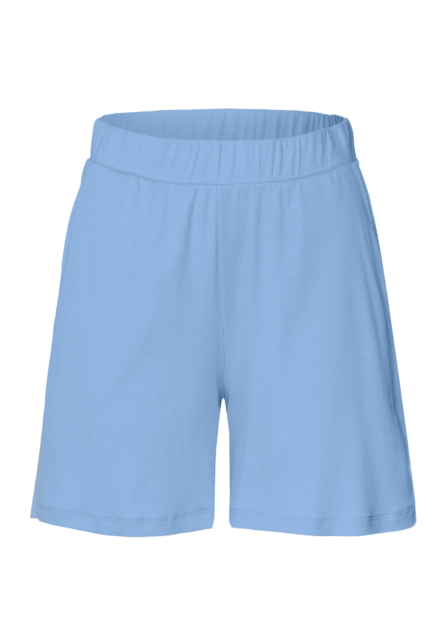 Sleep And Lounge Cotton Rib Shorts | Bay Blue 74856-2542