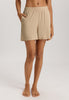 Sleep And Lounge Cotton Rib Shorts | Iced Cappuccino 74856-2846