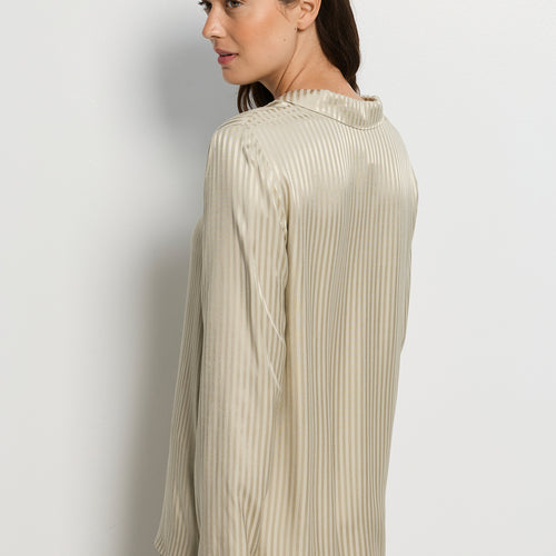 Sleep And Lounge Button Front Pajama Shirt | Olive Stem 74857-2661