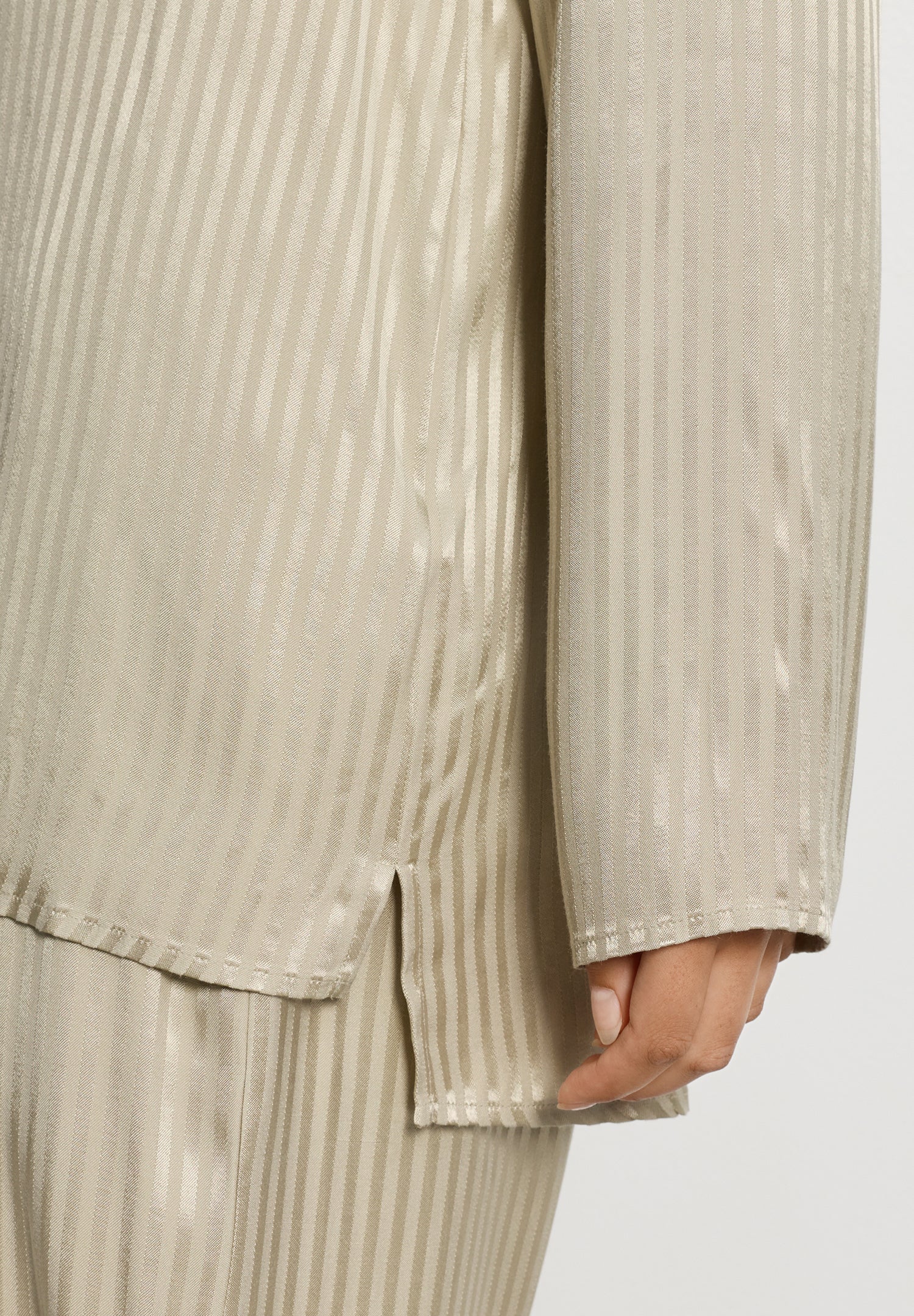 Sleep And Lounge Button Front Pajama Shirt | Olive Stem 74857-2661