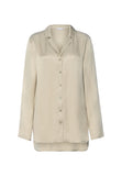 Sleep And Lounge Button Front Pajama Shirt | Olive Stem 74857-2661