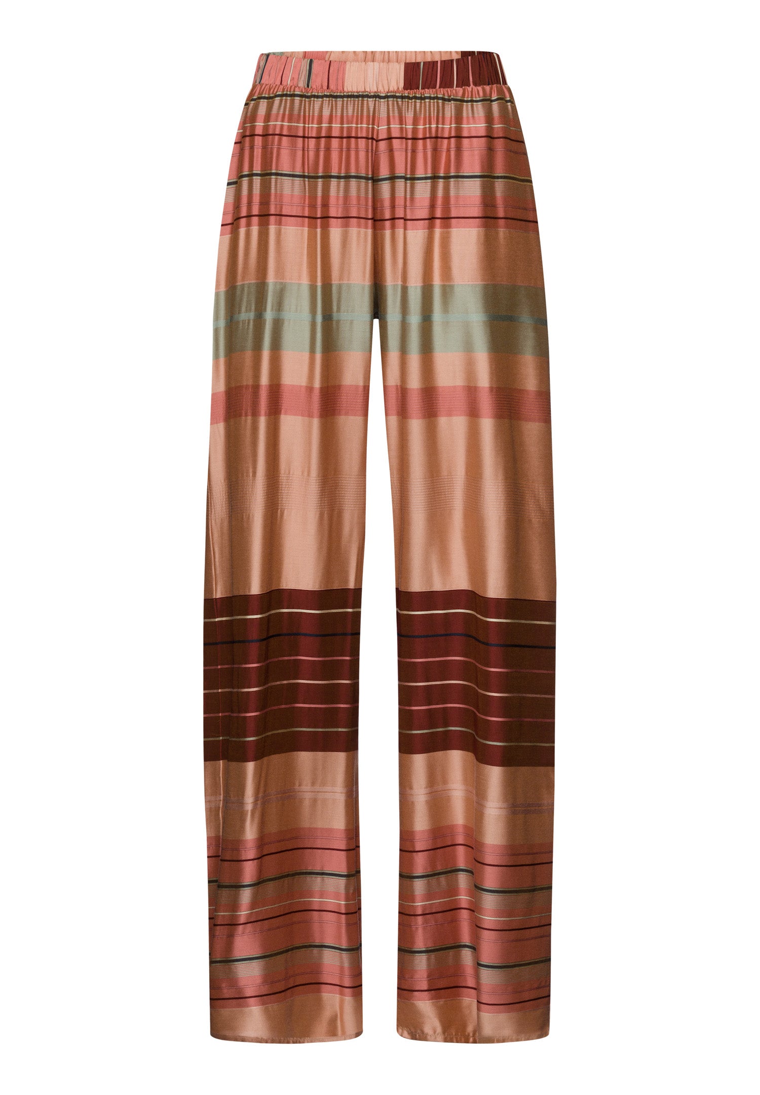 74859 Hannah Pants - 2166 Earth Tanned Stripe