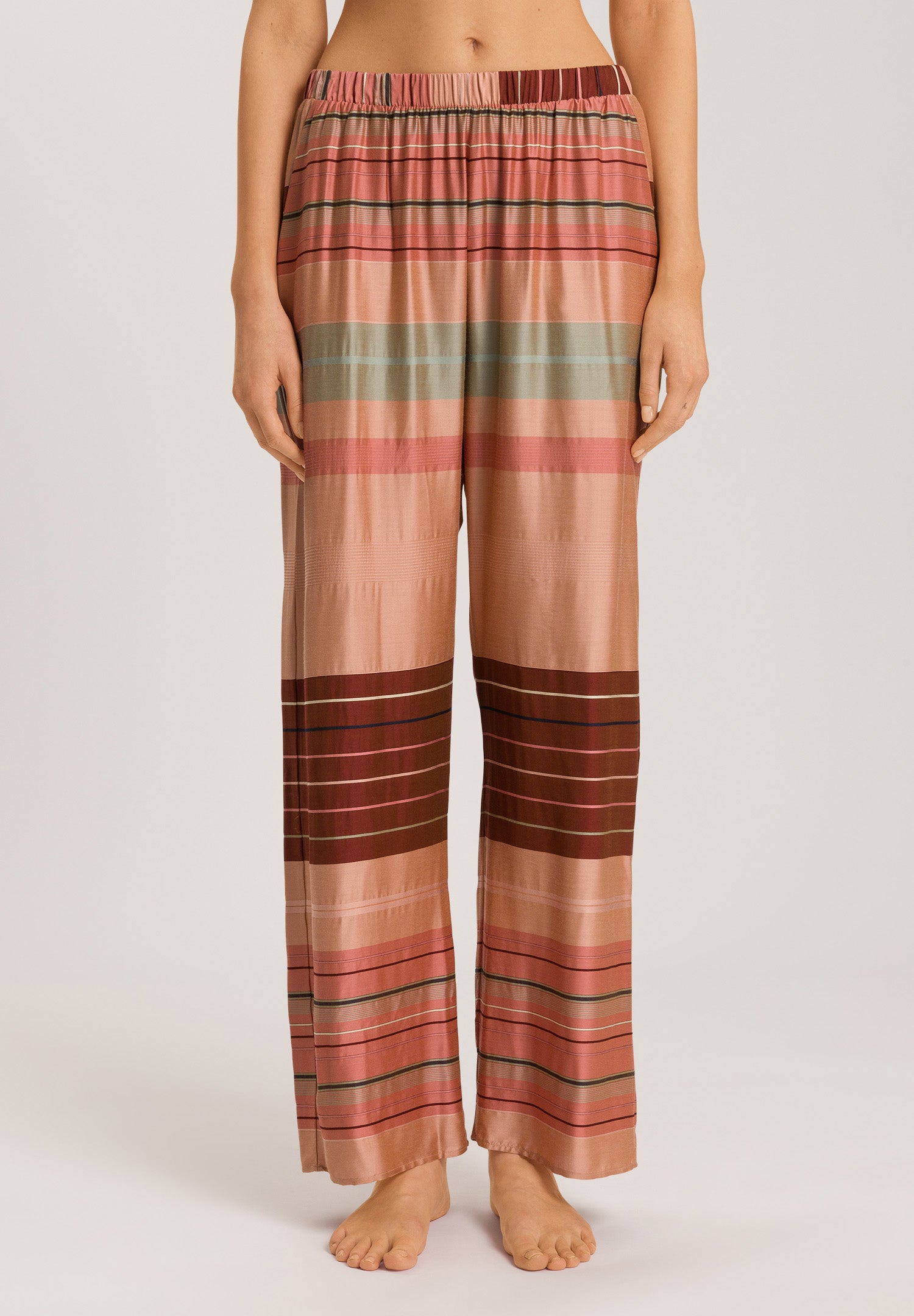 74859 Hannah Pants - 2166 Earth Tanned Stripe