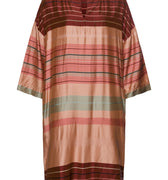 74860 Hannah Caftan - 2166 Earth Tanned Stripe