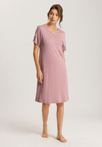 74874 Virginia Short Sleeve Nightgown 100cm - 2312 Woodrose