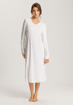 74875 Virginia Long Sleeve Nightgown 110cm - 102 Off White