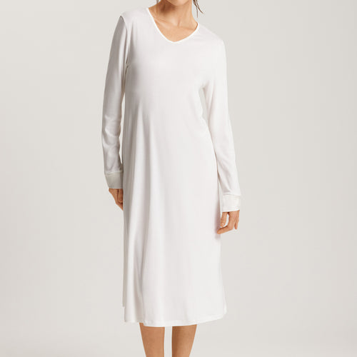 74875 Virginia Long Sleeve Nightgown 110cm - 102 Off White