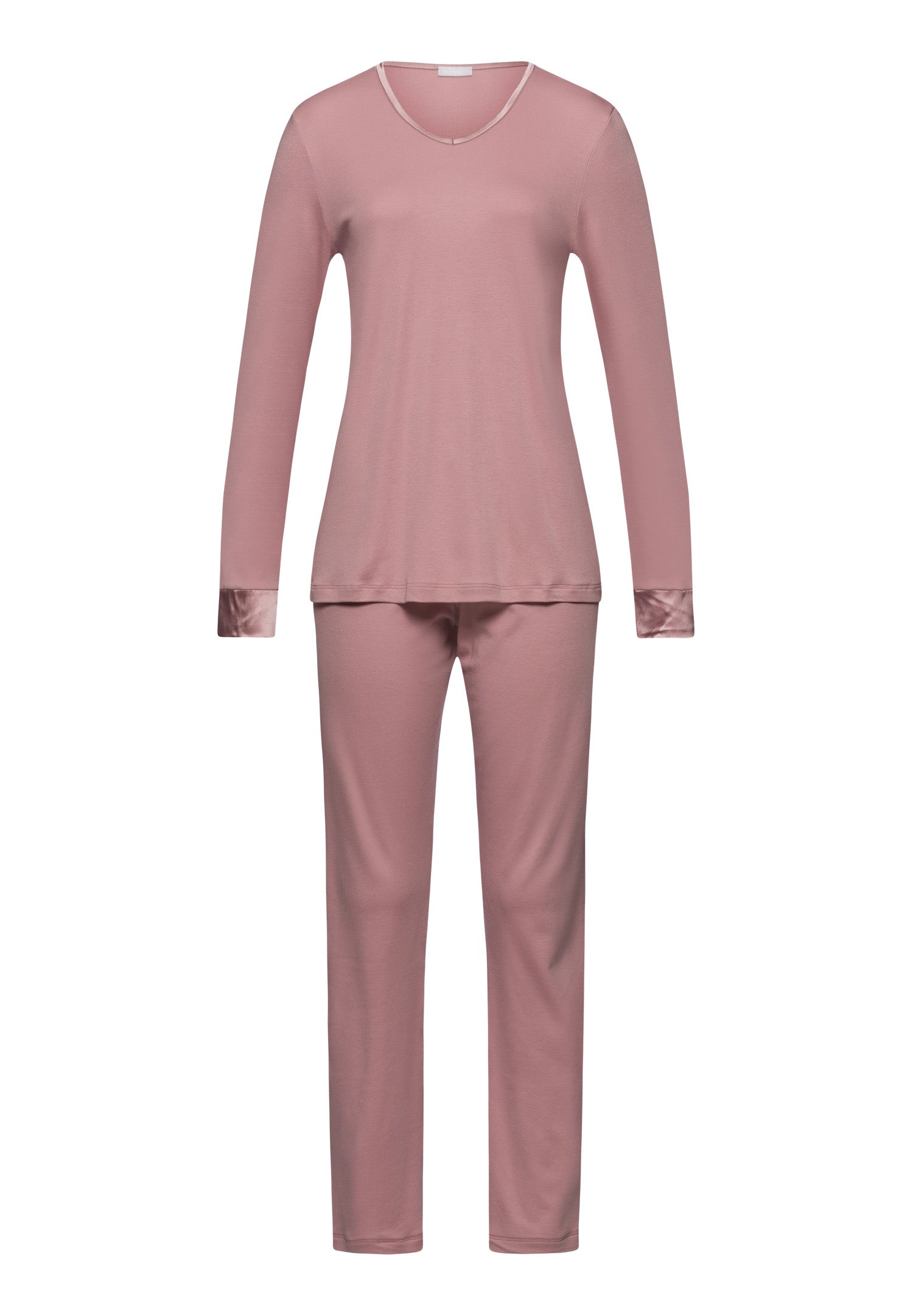 74876 Virginia Long Sleeve Pajama Set - 2312 Woodrose