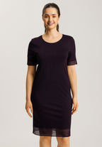 74877 Sophie Short Sleeve Nightgown 100cm - 1478 Dark Acai