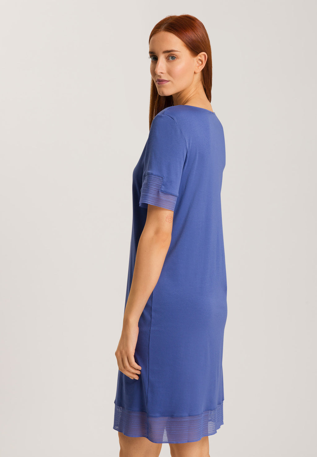 74877 Sophie Short Sleeve Nightgown 100cm - 2546 Blue Horizon