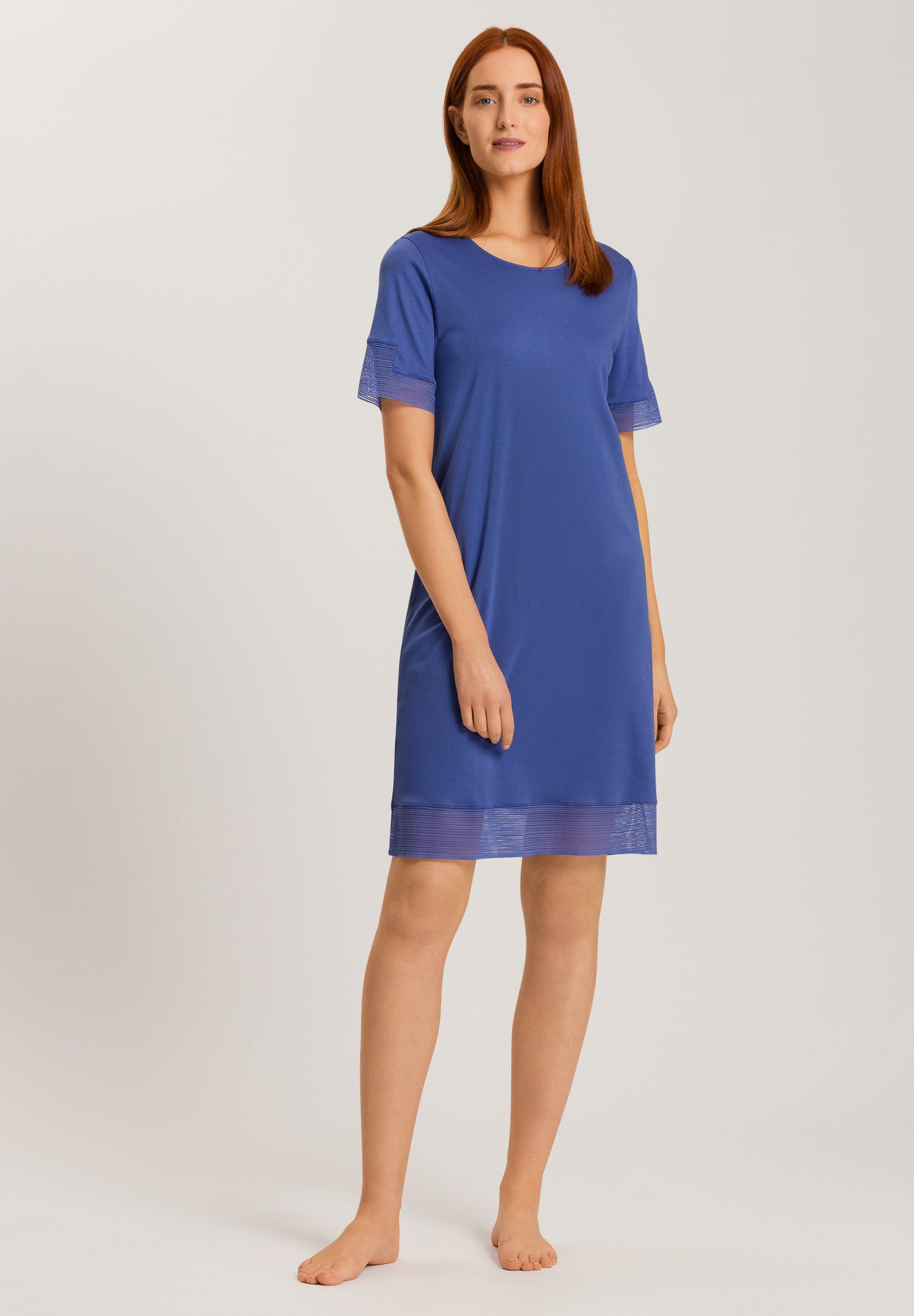 74877 Sophie Short Sleeve Nightgown 100cm - 2546 Blue Horizon