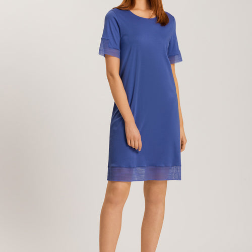 74877 Sophie Short Sleeve Nightgown 100cm - 2546 Blue Horizon