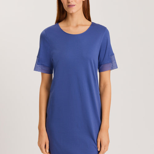 74877 Sophie Short Sleeve Nightgown 100cm - 2546 Blue Horizon