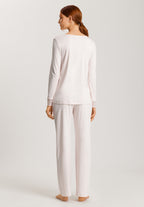 74879 Sophie Long Sleeve Pajama Set - 1393 Rose Cream