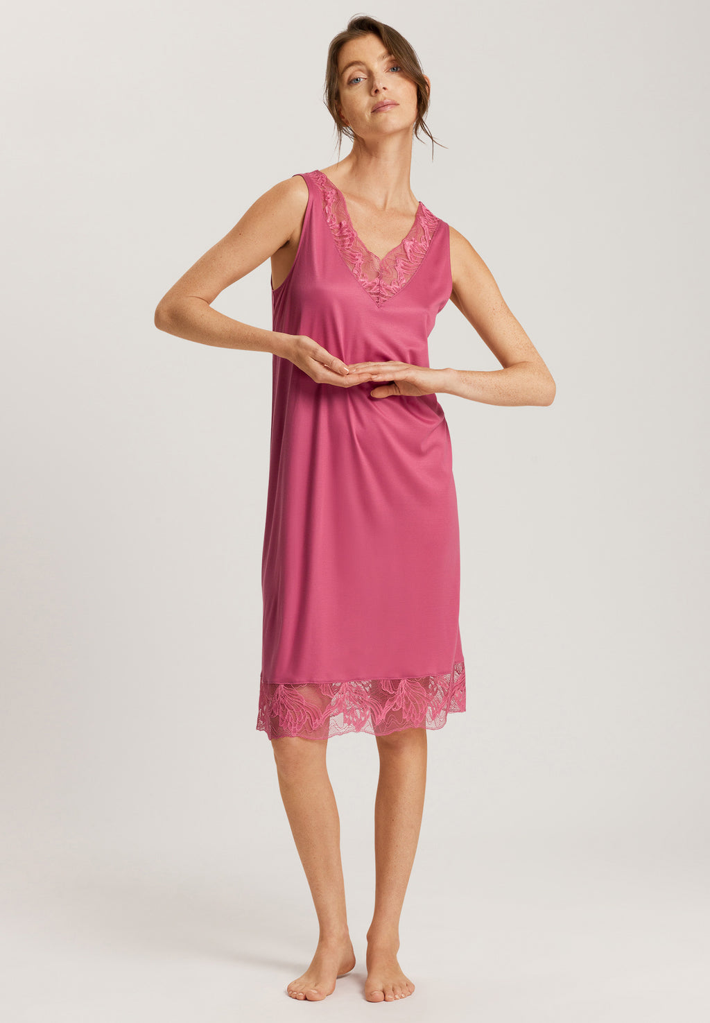 74884 Eva Tank Gown 100cm - 2414 Rose Wine