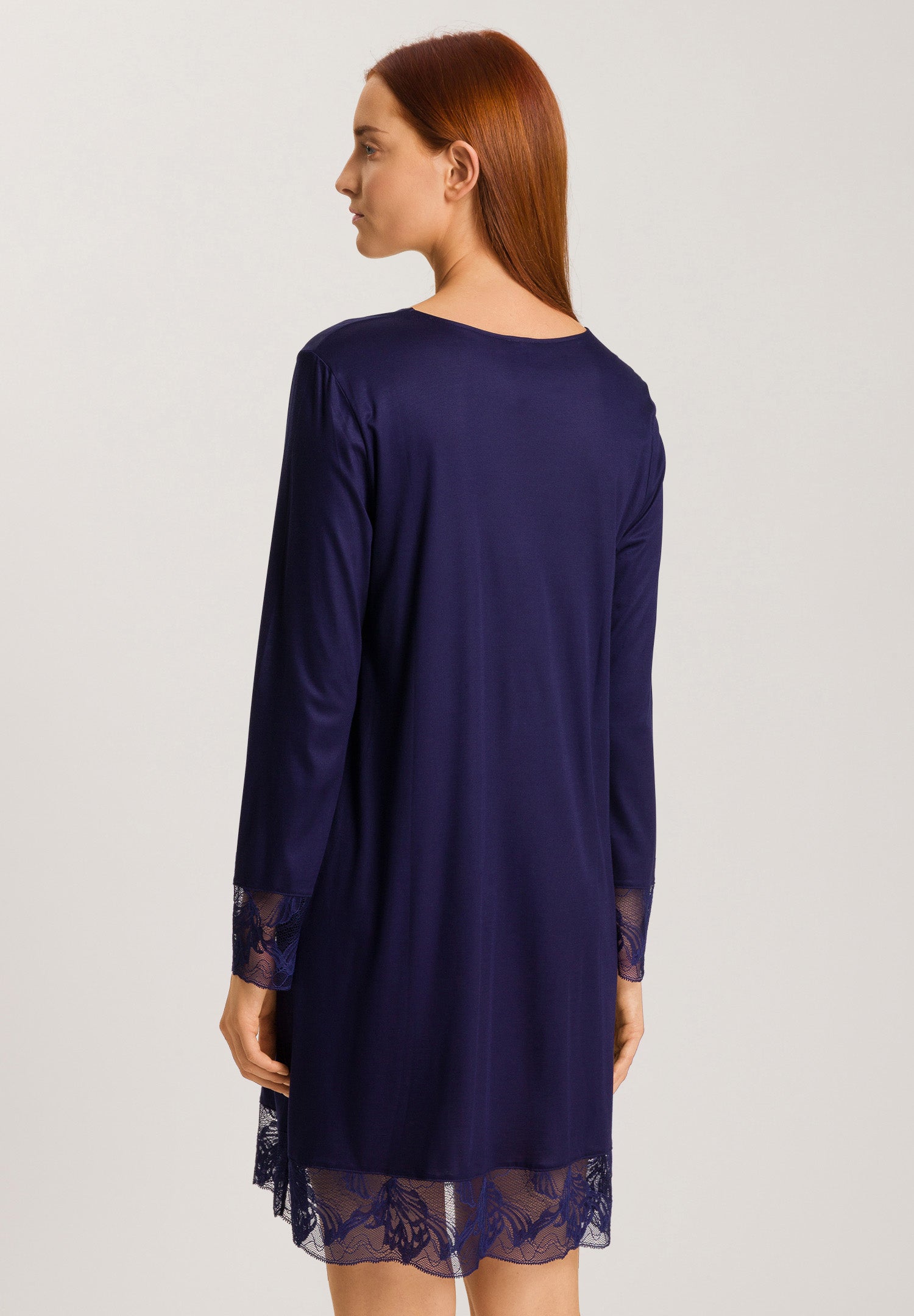74885 Eva Long Sleeve Nightgown 95cm - 2621 Evening Blue