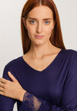 74885 Eva Long Sleeve Nightgown 95cm - 2621 Evening Blue