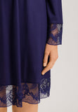 74885 Eva Long Sleeve Nightgown 95cm - 2621 Evening Blue