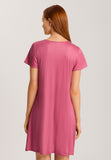 74886 Eva Short Sleeve Nightgown 95cm - 2414 Rose Wine