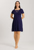 74886 Eva Short Sleeve Nightgown 95cm - 2621 Evening Blue