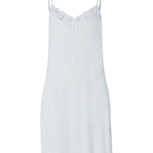 Natural Elegance Lace Trim V-Neck Chemise | Anthra Mel 74901-3081