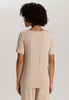 Natural Elegance Flowy Round Neck Top | Black/Aqua 74902-3012