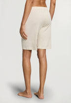 Natural Elegance Drawstring Lounge Shorts | Anthracite Melange 74903-3080