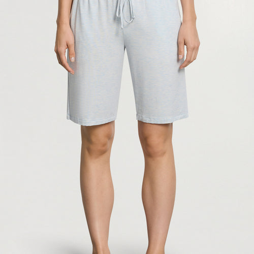 Natural Elegance Drawstring Lounge Shorts | Anthra Mel 74903-3081