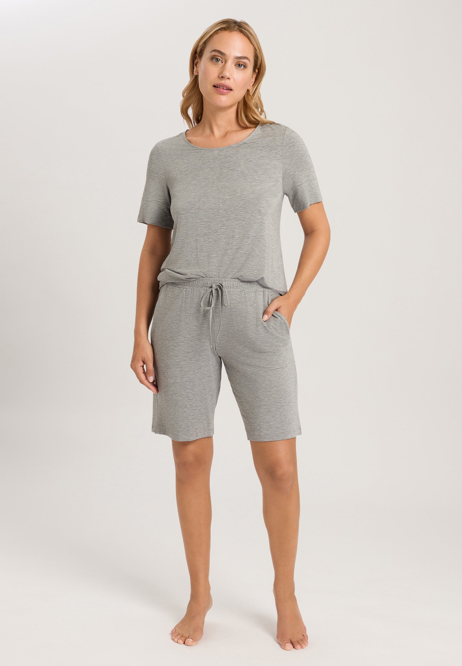 74903 SHORTS - 958 Grey Melange