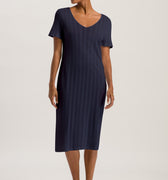 74907 Simone S/Slv Nightgown - 1610 Deep Navy