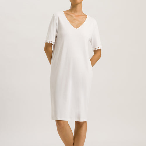 74932 S/SLV NIGHTGOWN - 102 Off White