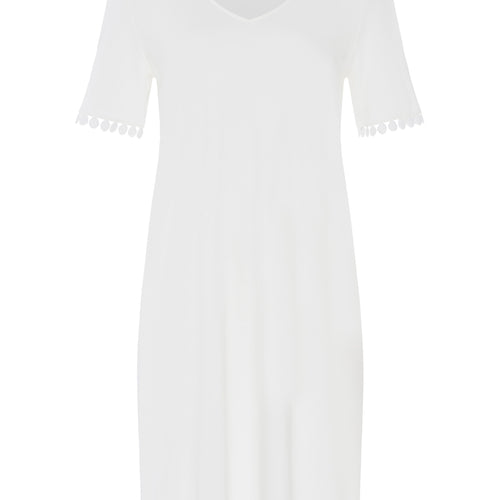 74932 S/SLV NIGHTGOWN - 102 Off White